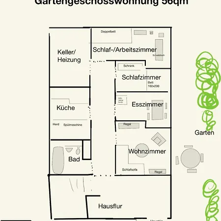 Apartamento Strandnahe Gartenwohnung An Der Kieler Foerde